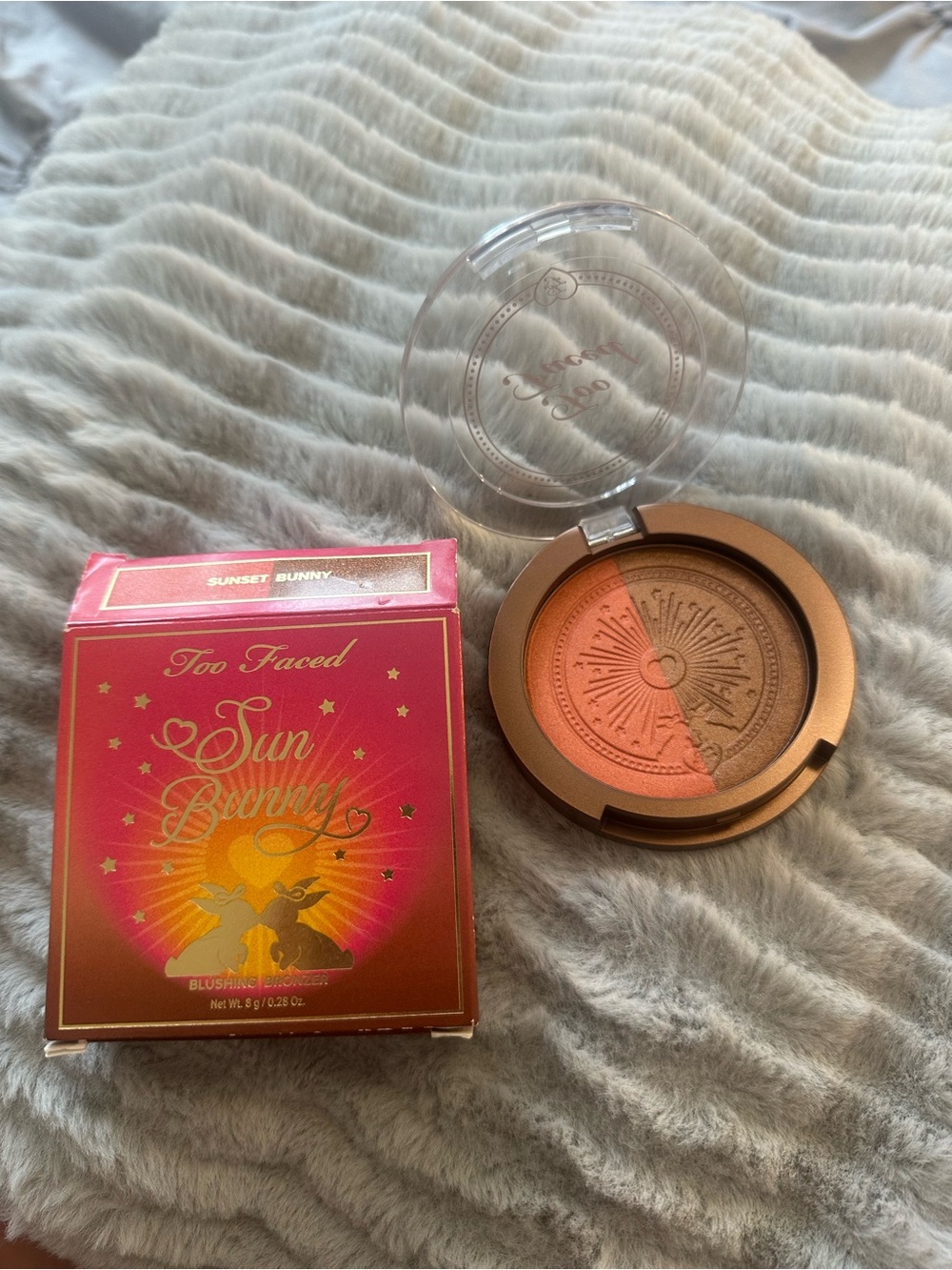 Too Faced Sun Bunny Blush & Bronzer Duo - Peach & Bronze
